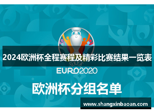 2024欧洲杯全程赛程及精彩比赛结果一览表