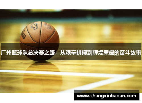 广州篮球队总决赛之路：从艰辛拼搏到辉煌荣耀的奋斗故事